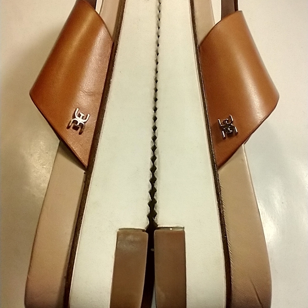 Sam Edelman Audrea Cross Strap Leather Slide Sandals Women's sz 8M. - Picture 12 of 12